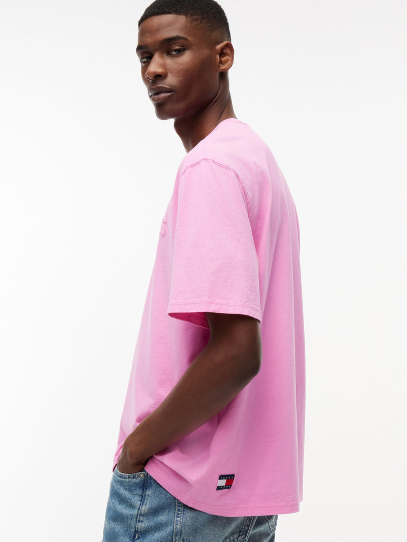90S Fit Washed Patchwork T-Shirt