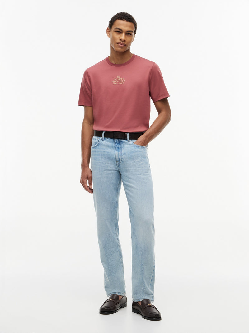 Regular Fit Embroidered Interlock Tshirt