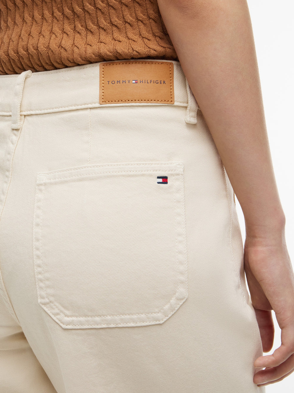 Women High Rise Fashion Stretch Wide Jeans
