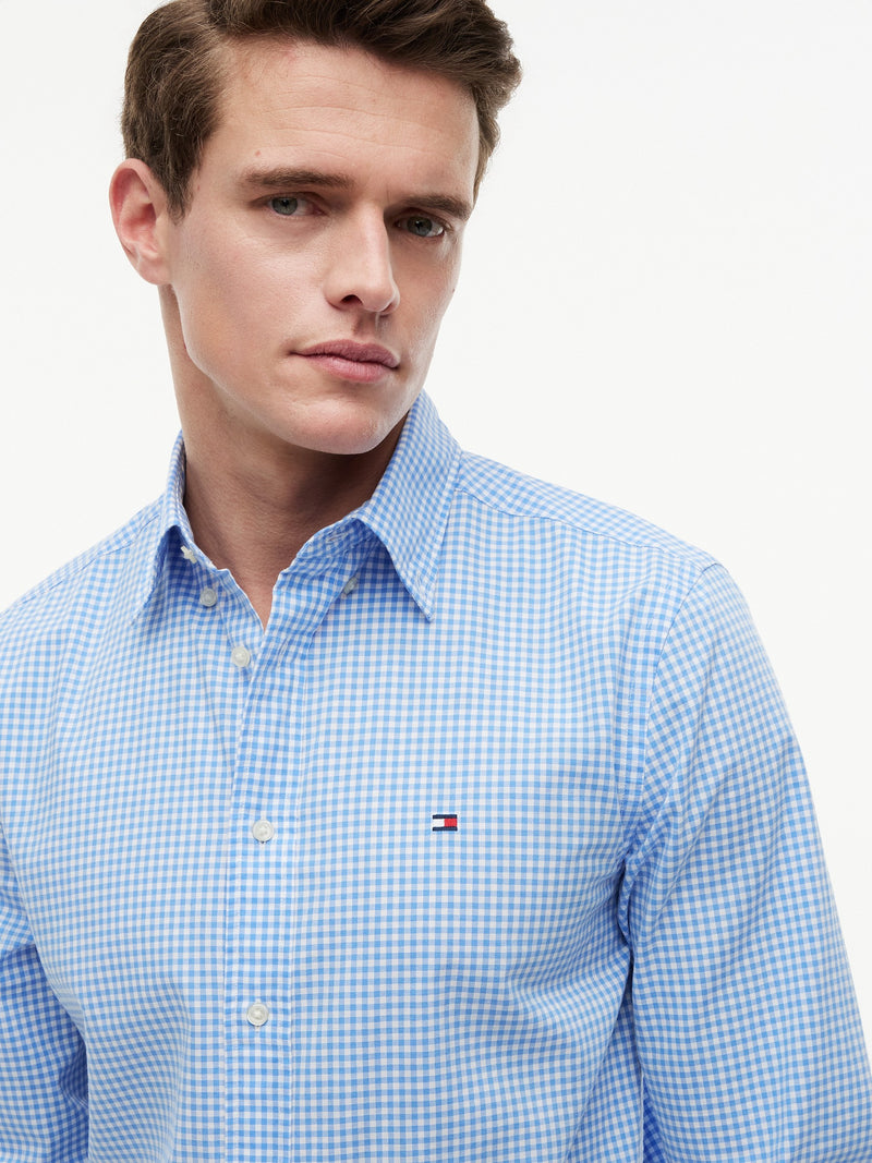 Regular Fit Check Poplin Shirt