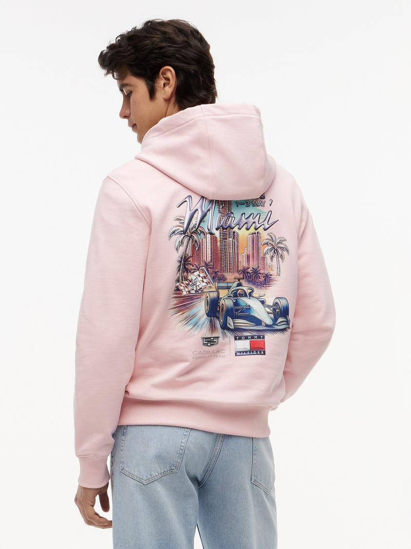 Regular Fit Cf1 Back Print Hoodie