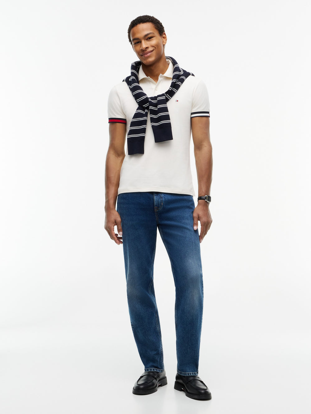 Slim Fit Interlock Polo