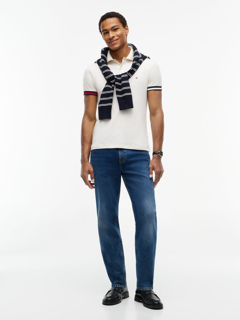 Slim Fit Interlock Polo