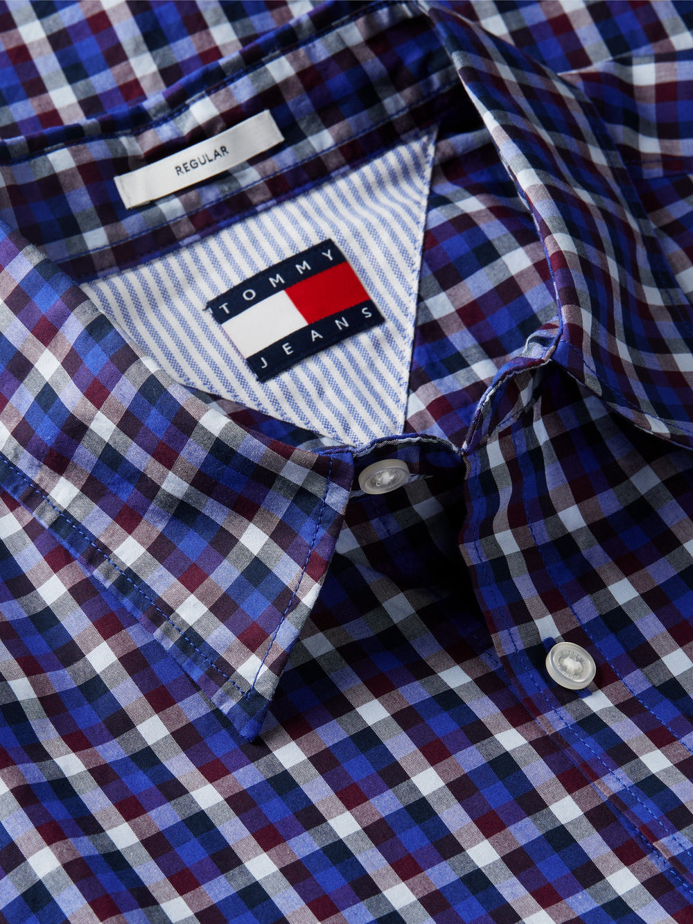 Regular Fit Check Poplin Shirt