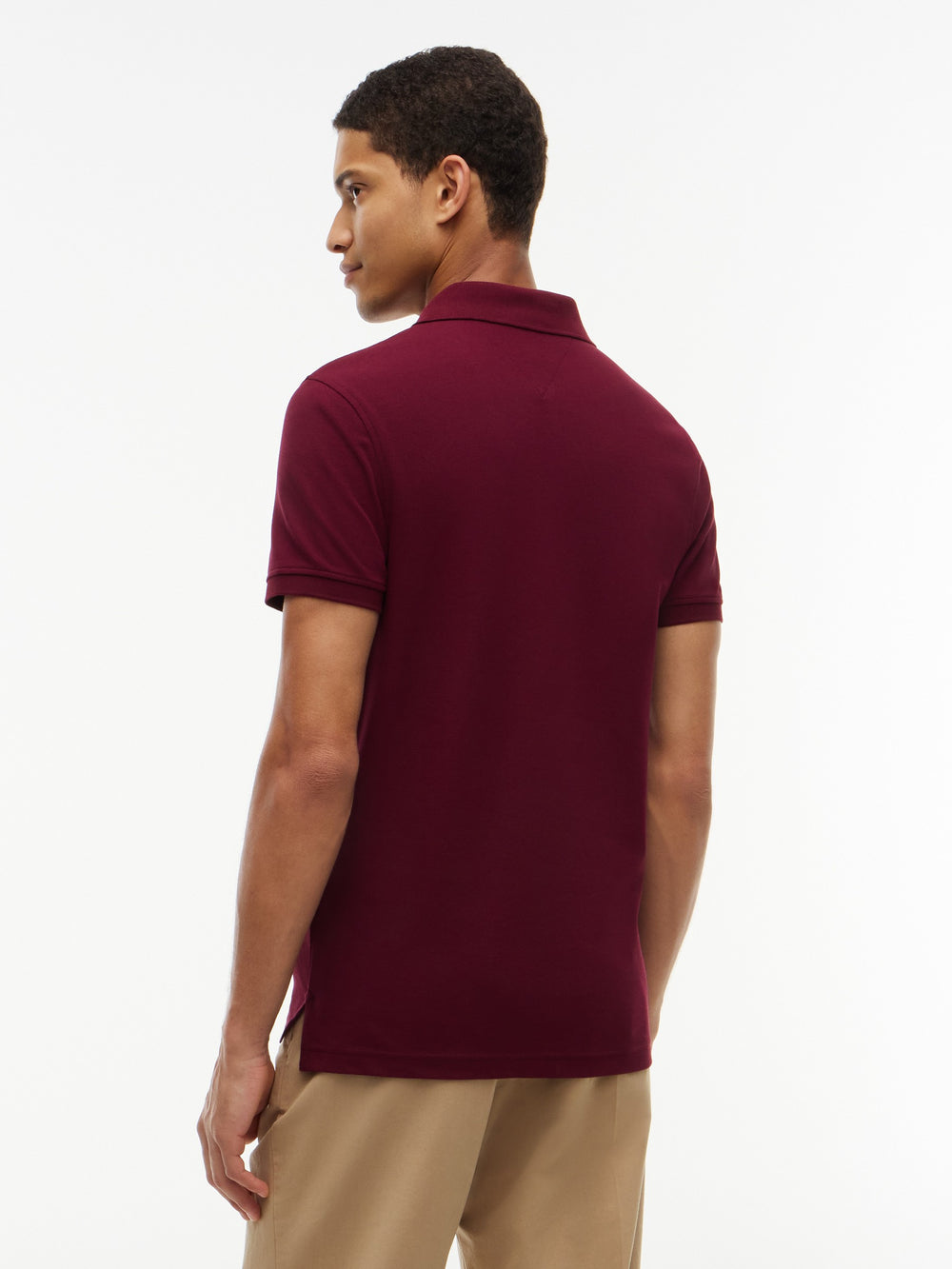 Slim Fit Solid Pique Polo