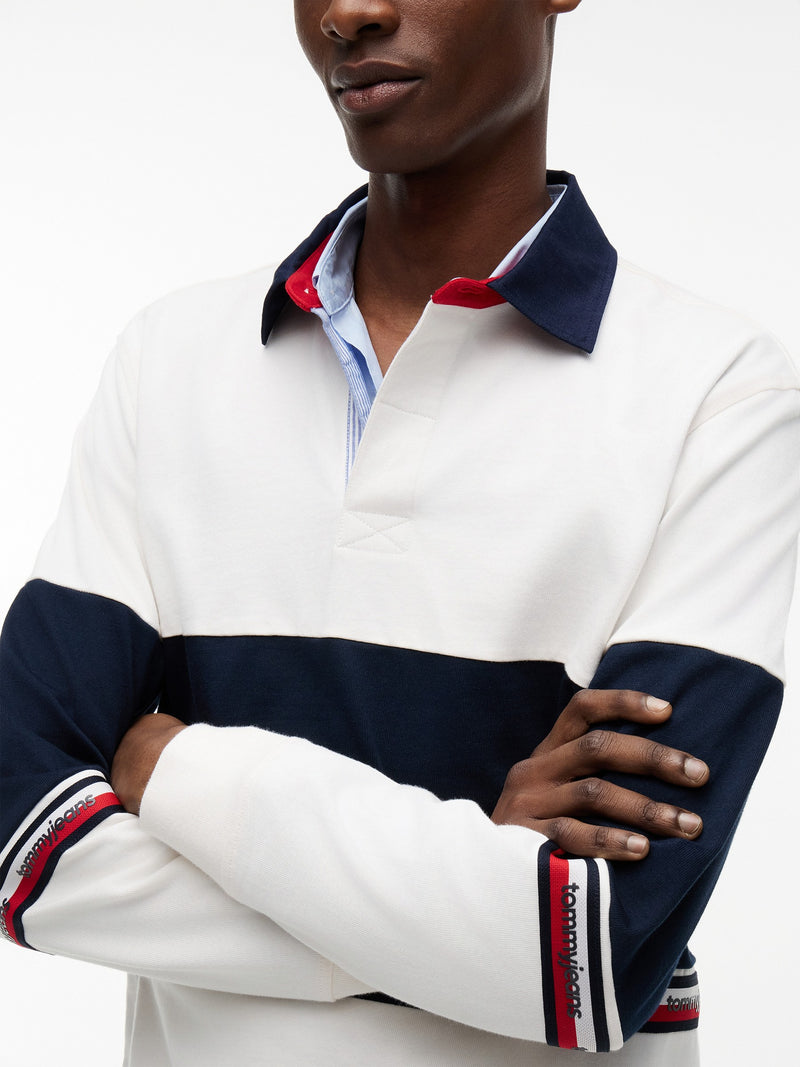 Relaxed Fit Rugby Polo