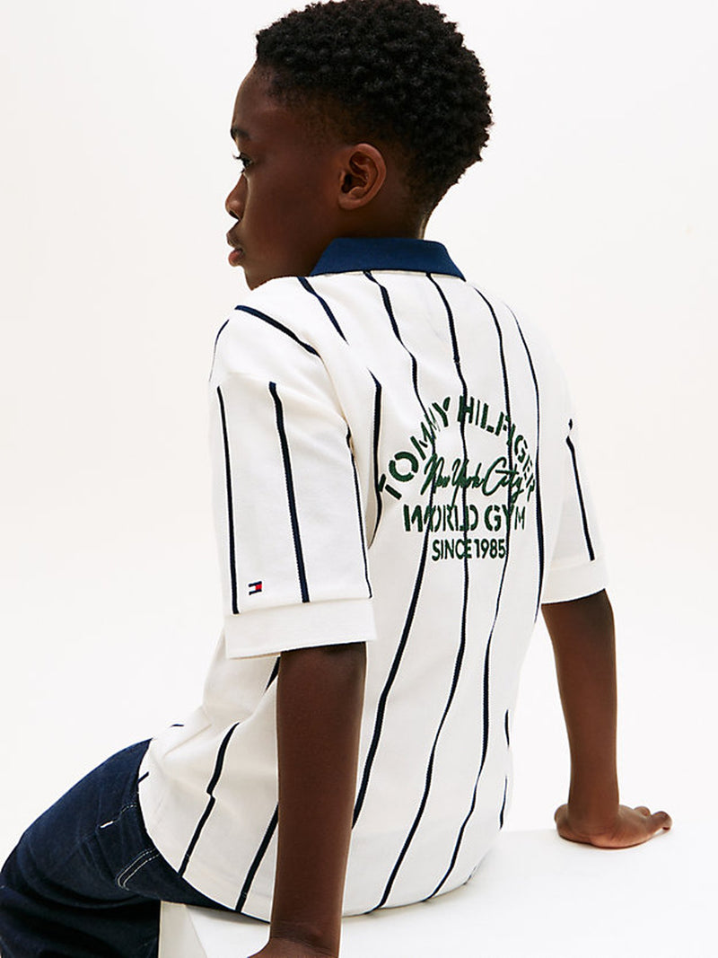 Kids Stripe Polo