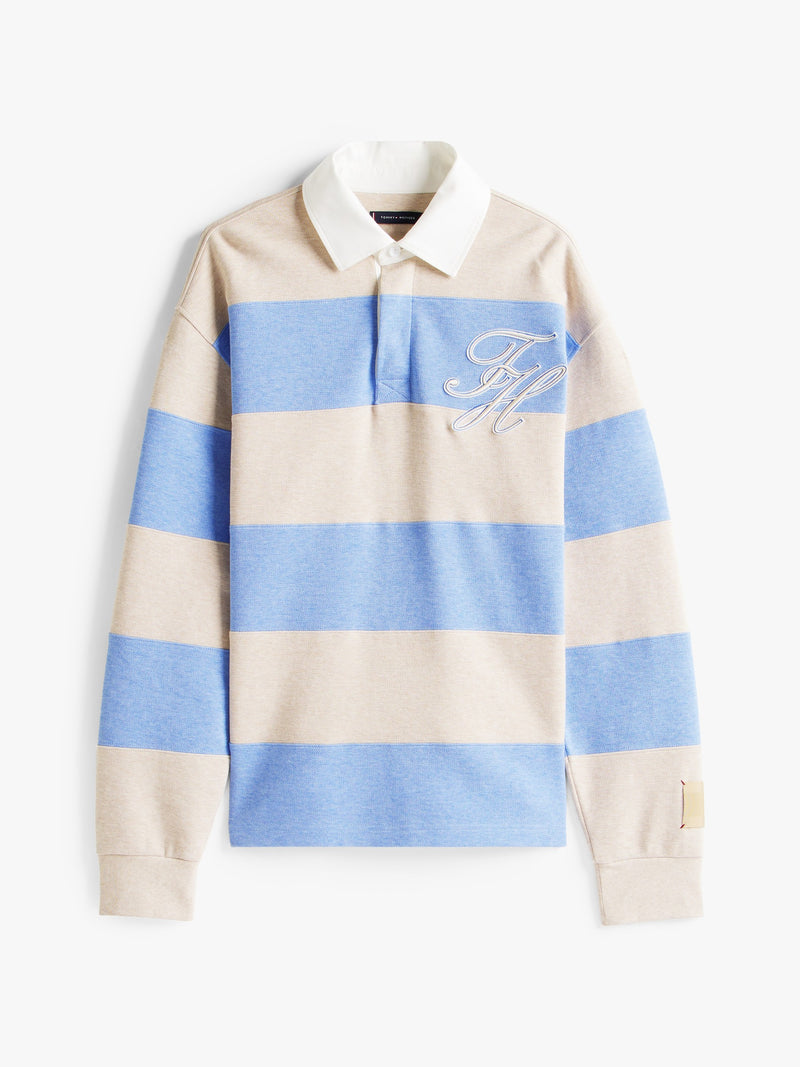 Relaxed Fit Rugby Pullover