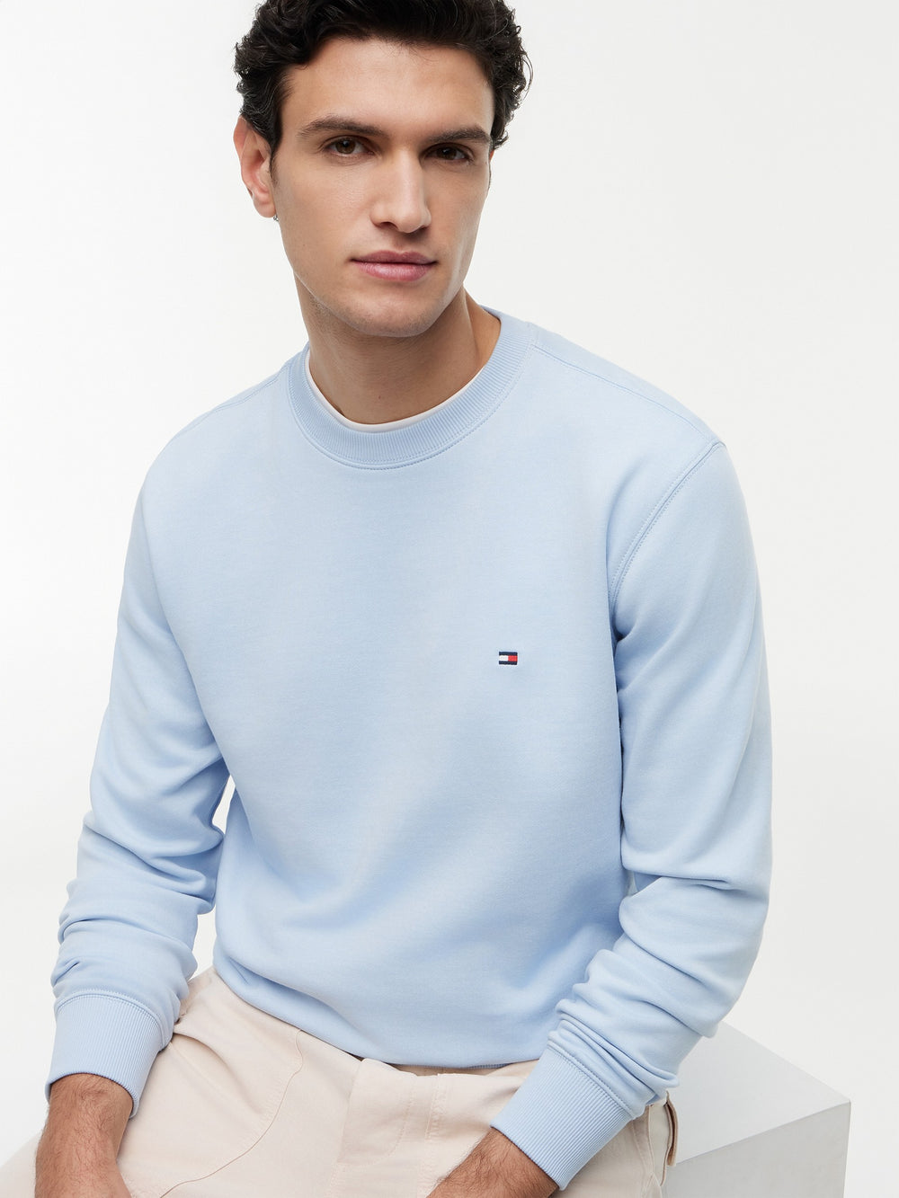 Solid Terry Pullover