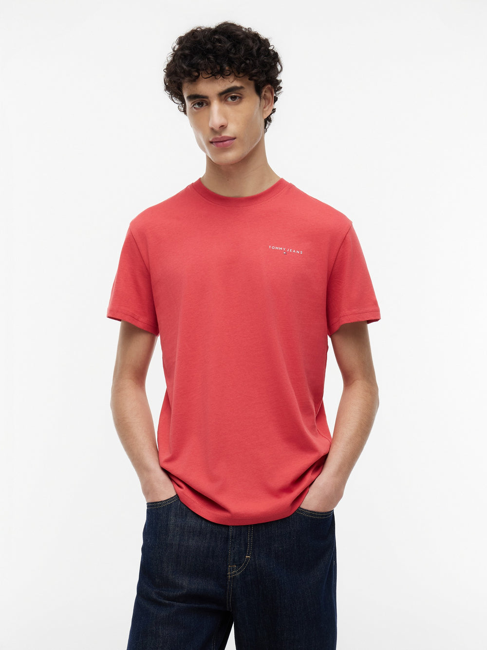 Slim Fit Linear Logo T-Shirt