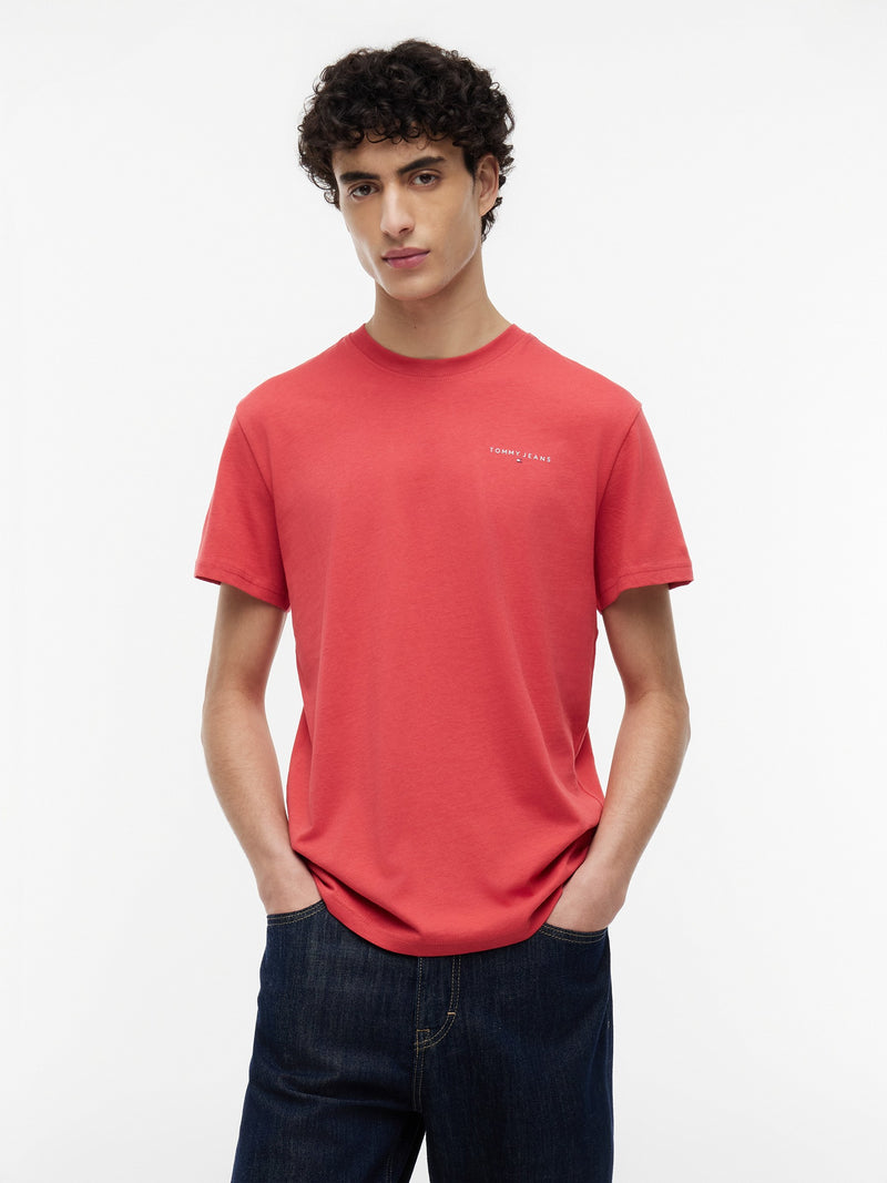 Slim Fit Linear Logo T-Shirt
