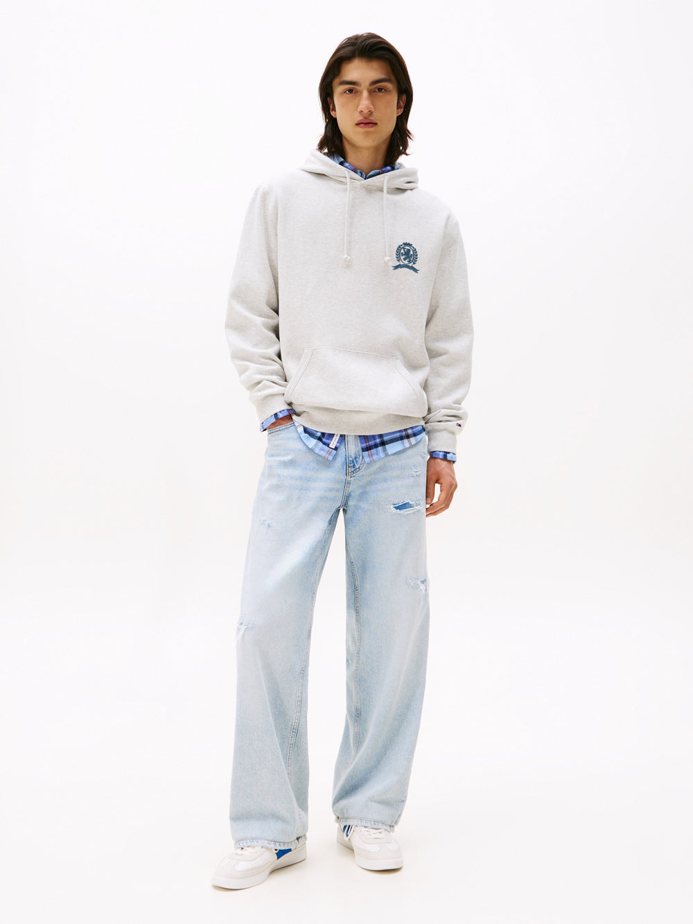 Regular Fit Brushed Fleece Hooded Sweatshirt