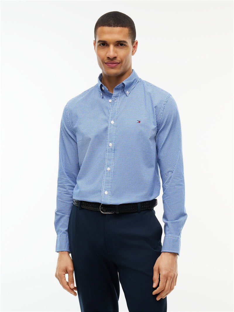 Regular Fit Check Poplin Shirt