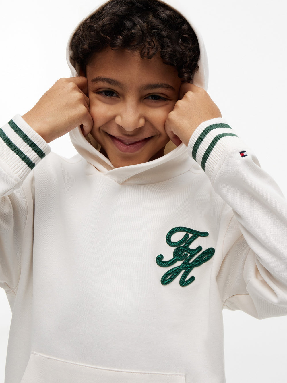 Kids Relaxed Interlock Hoodie