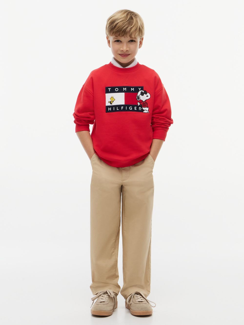 Kids Peanut Flag Logo Sweatshirt