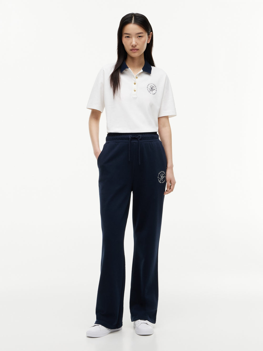 Solid Straight Fit Track Pant