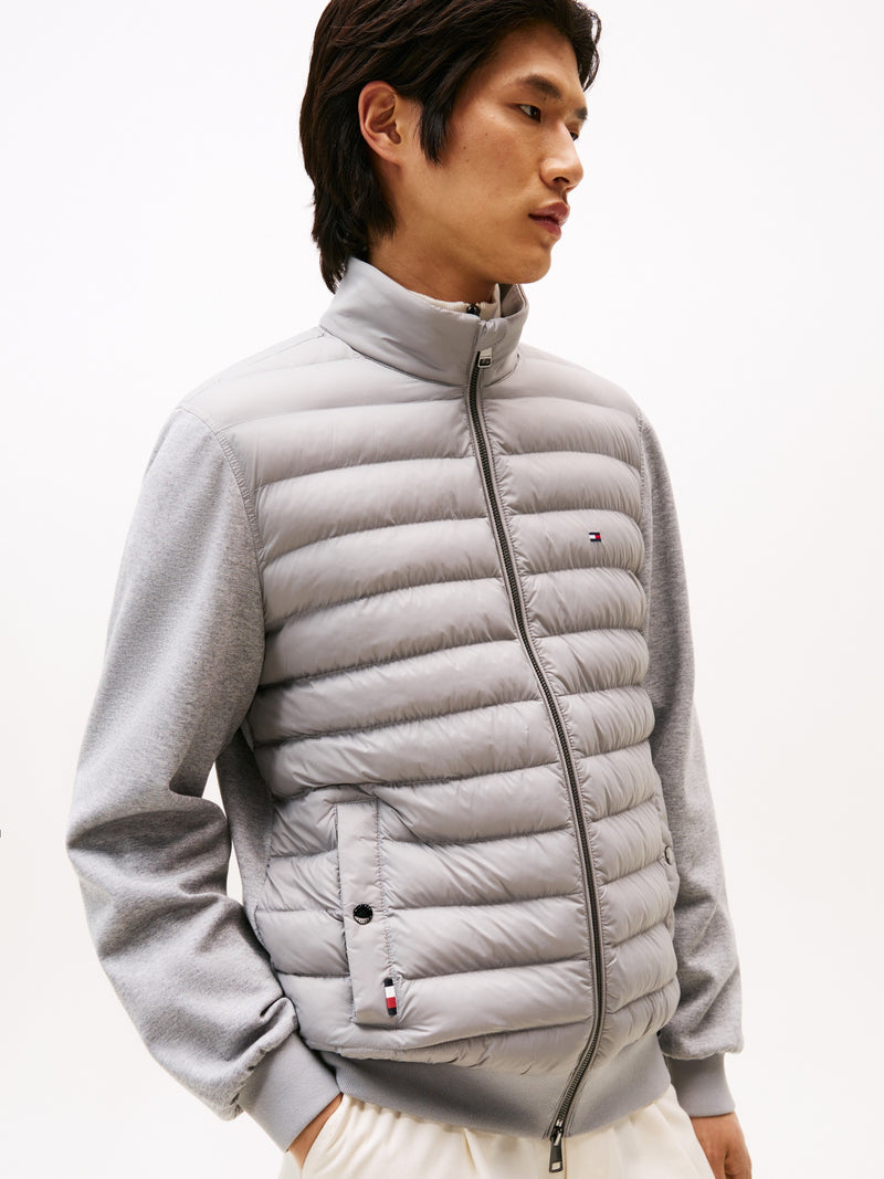 Regular Fit Mid Weight Mix Media Jacket