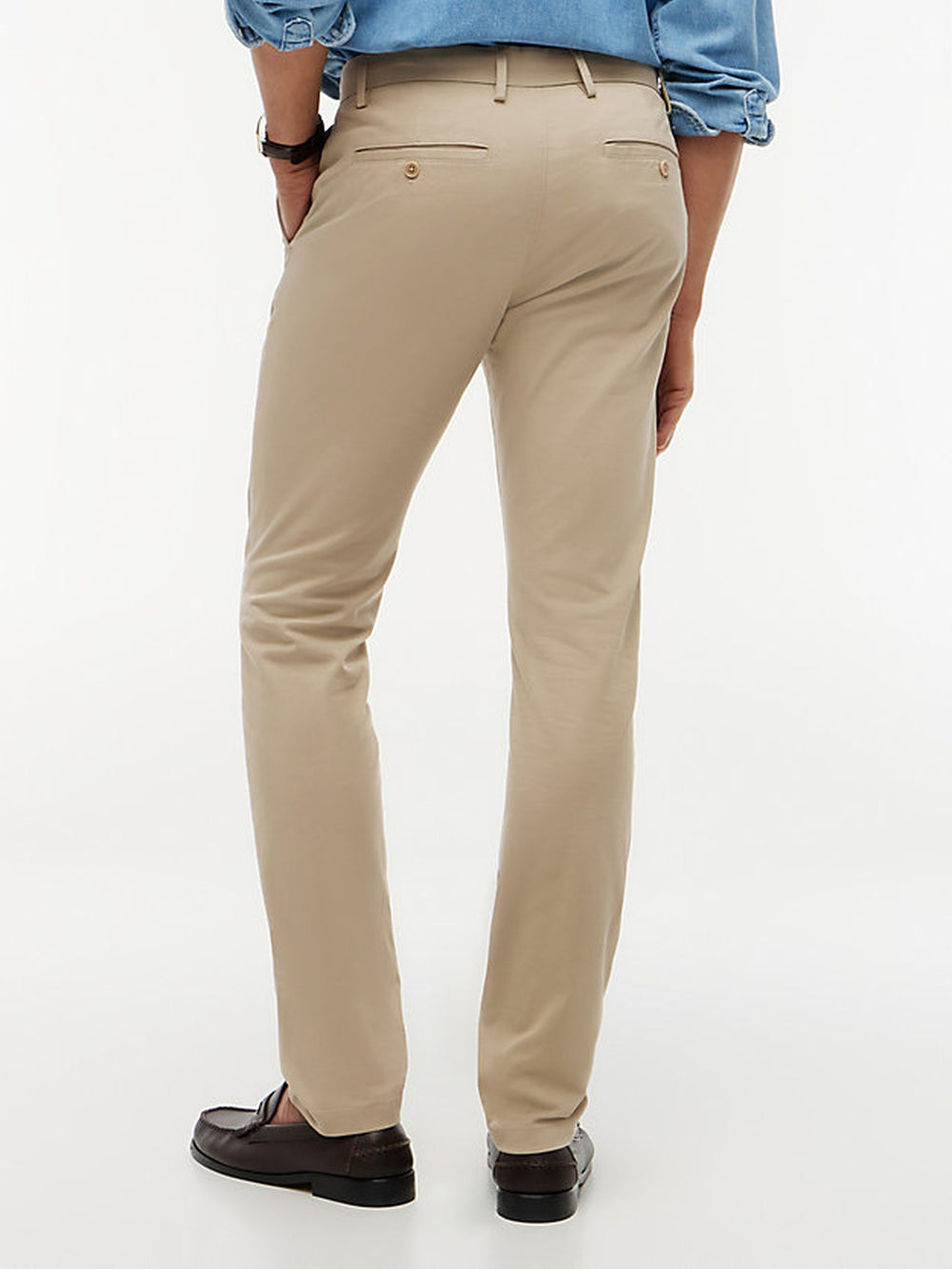 Men Slim Tapered Fit 1985 Cotton Trouser