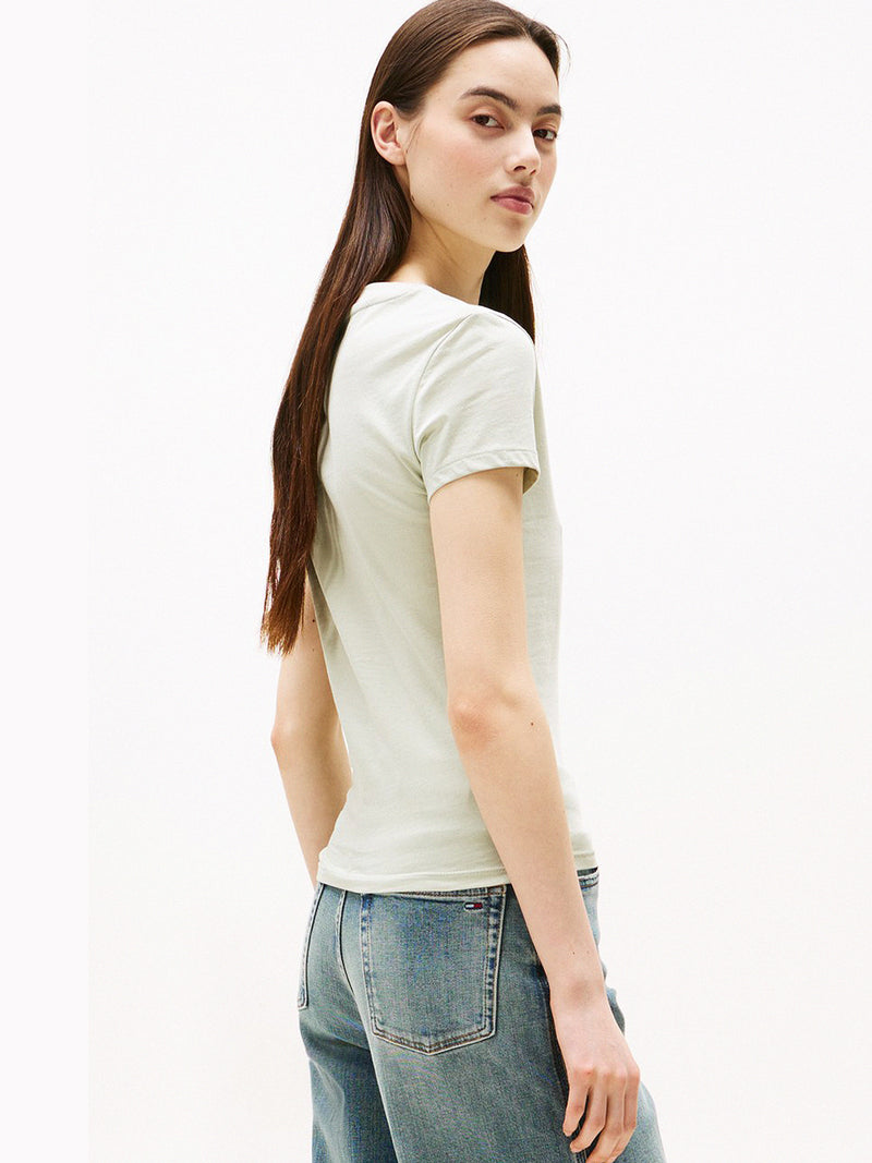 Solid Slim Fit Half Sleeve Cotton Jersey T-Shirt