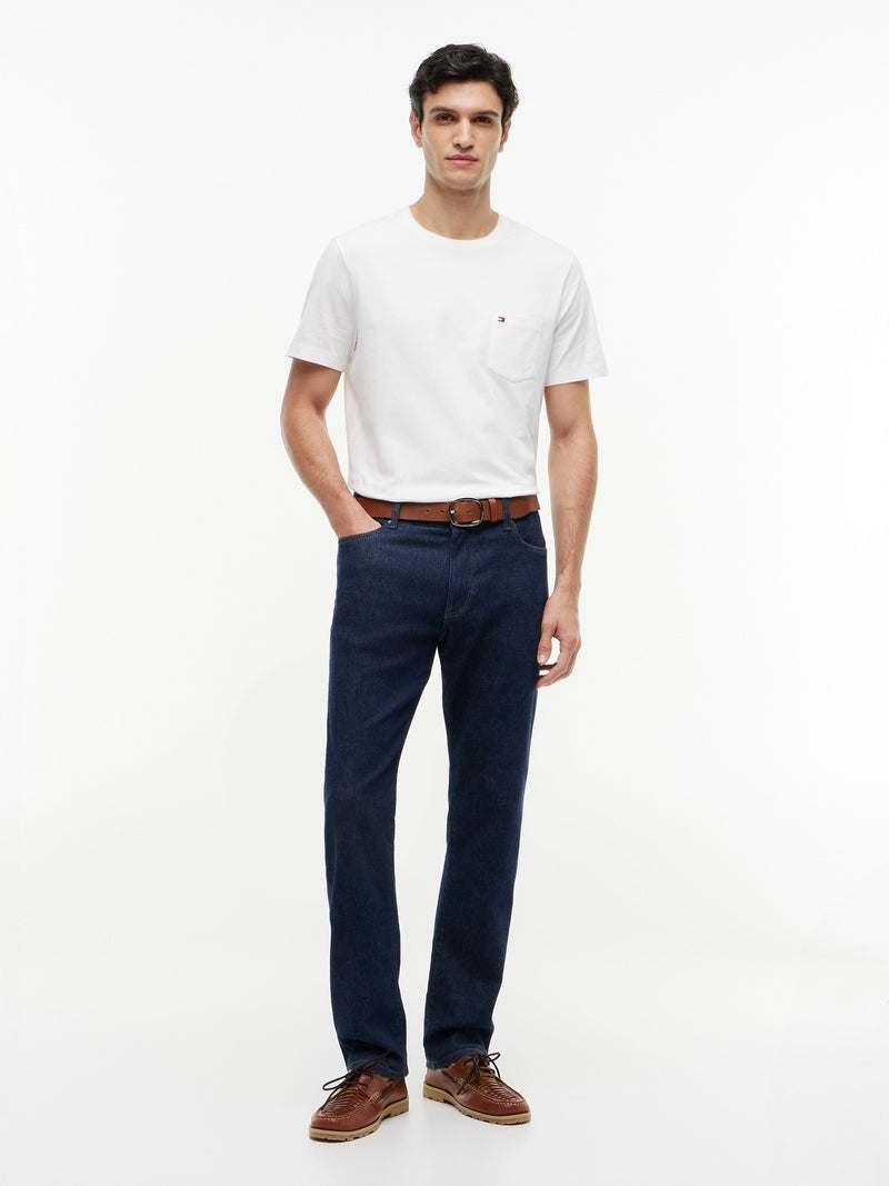 Regular Fit Solid Pocket Tshirt