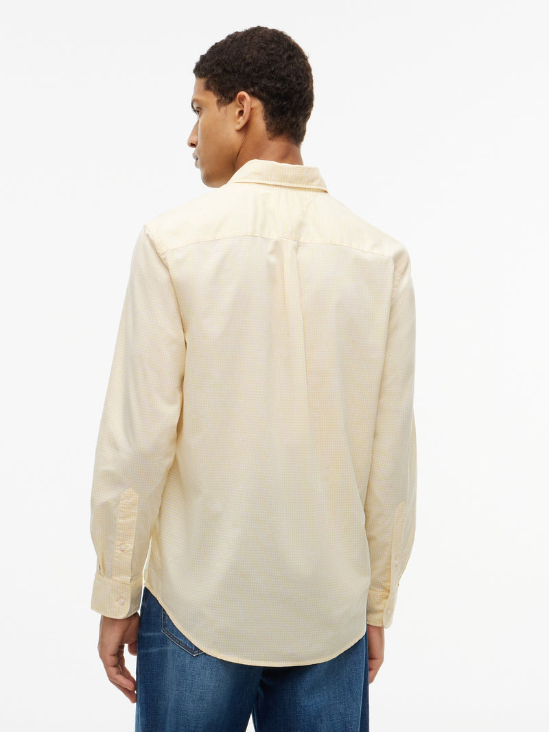 Regular Fit Check Poplin Shirt