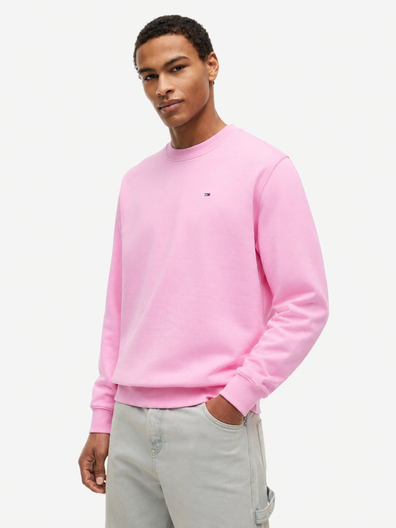 Regular Fit Brushed Fleece Crew Neck Sweatshirt