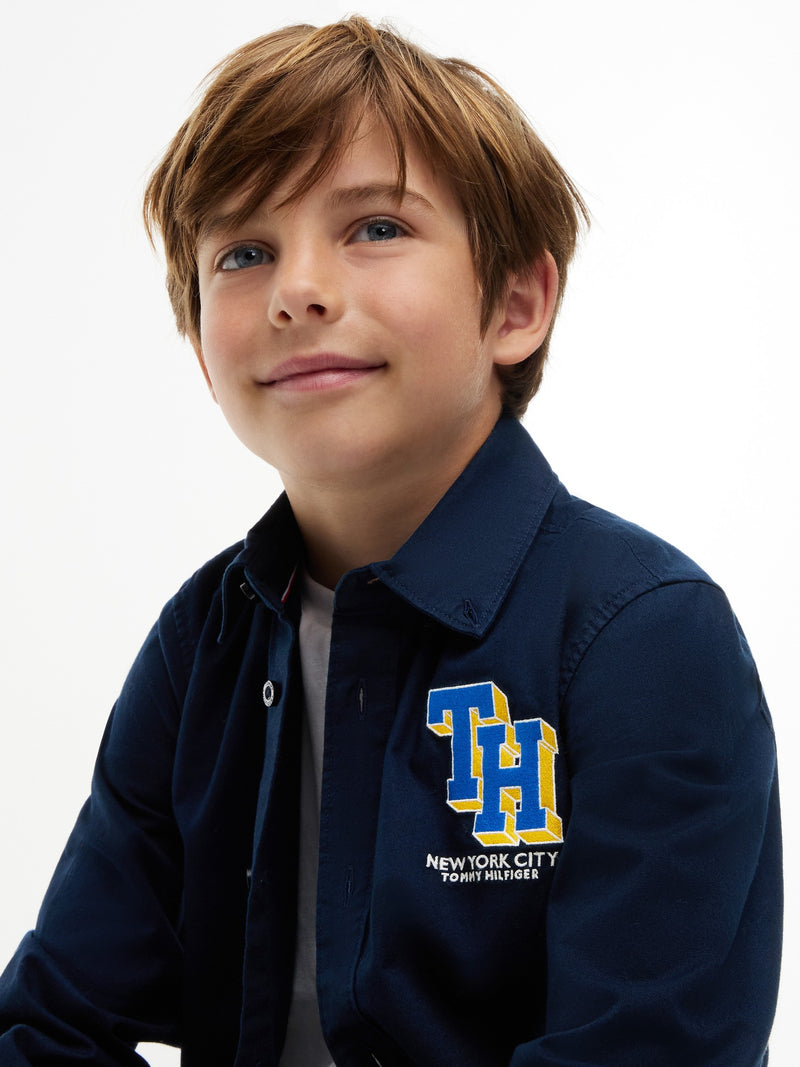 Kids Oxford Stretch Shirt