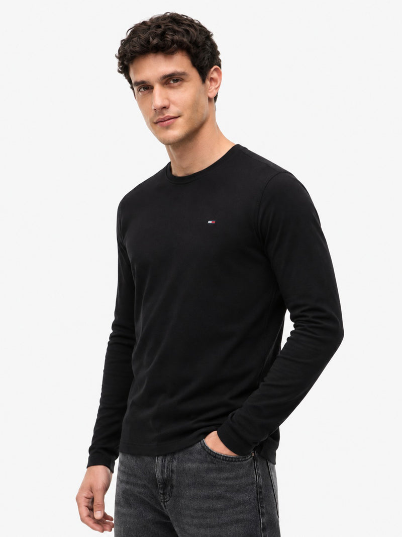 Regular Fit Rib Long Sleeve T-Shirt