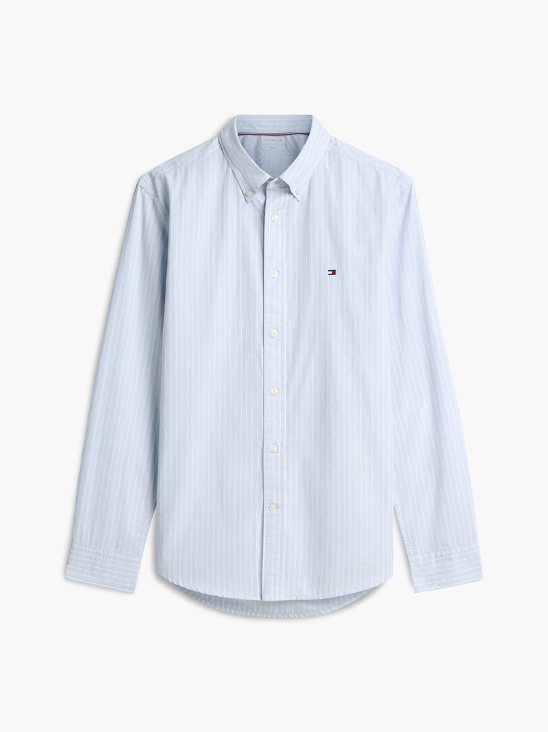 Regular Fit Stripe Poplin Shirt