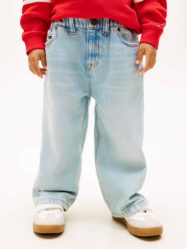 Boys Wide Pull On Jeans