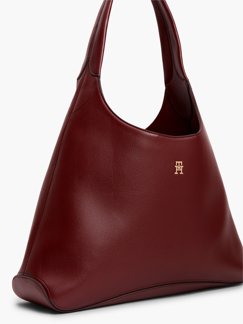 Solid Pu Shoulder Bag