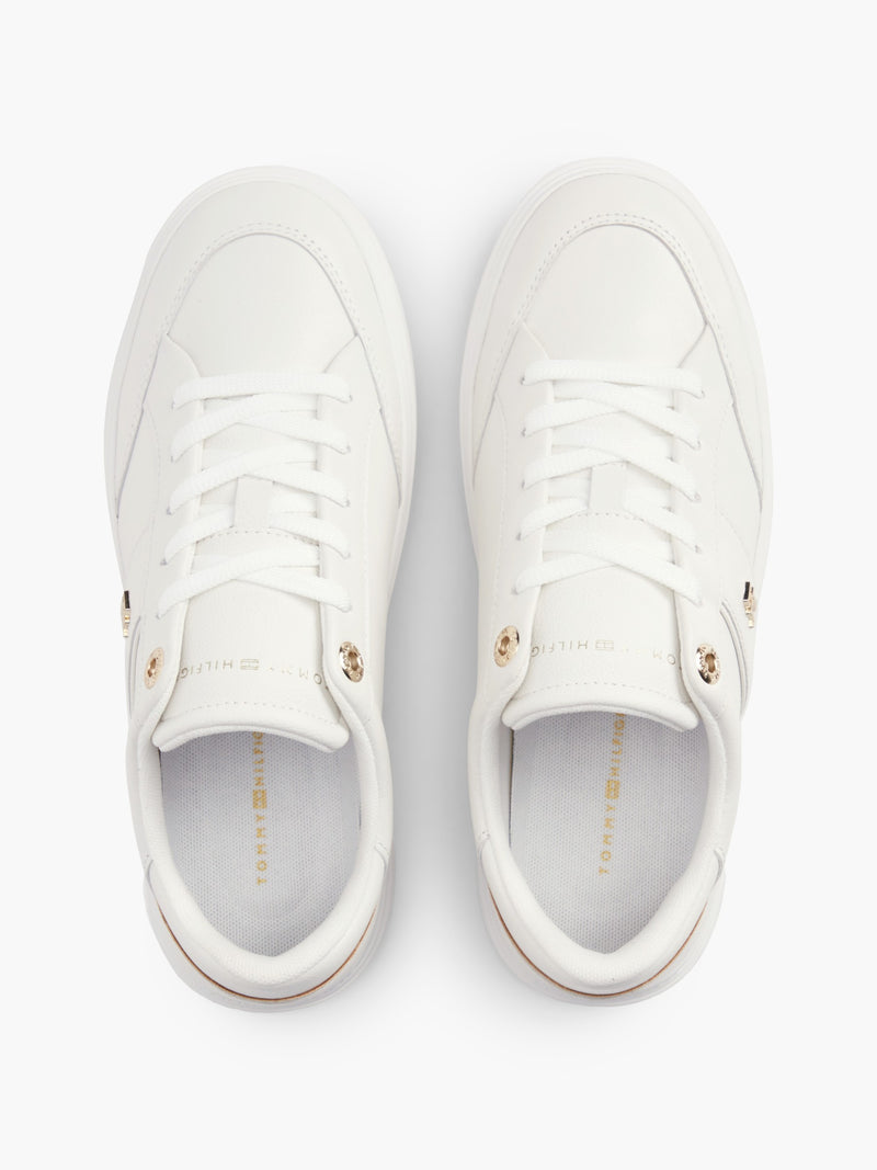 Women Metallic Harware Cupsole Sneaker