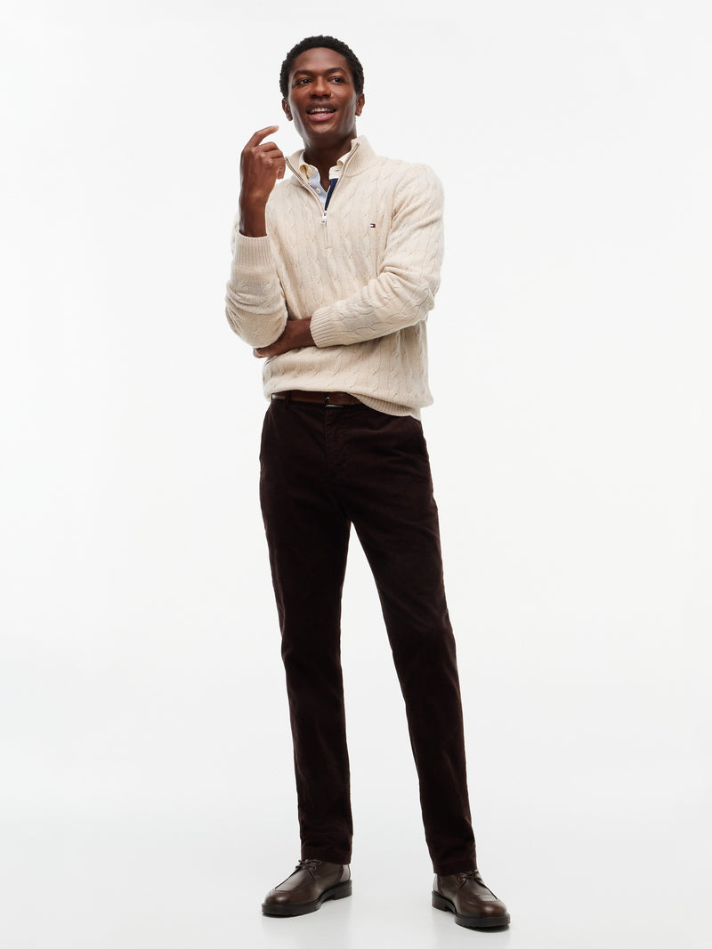Denton Slim Straight Fit Corduroy Trouser