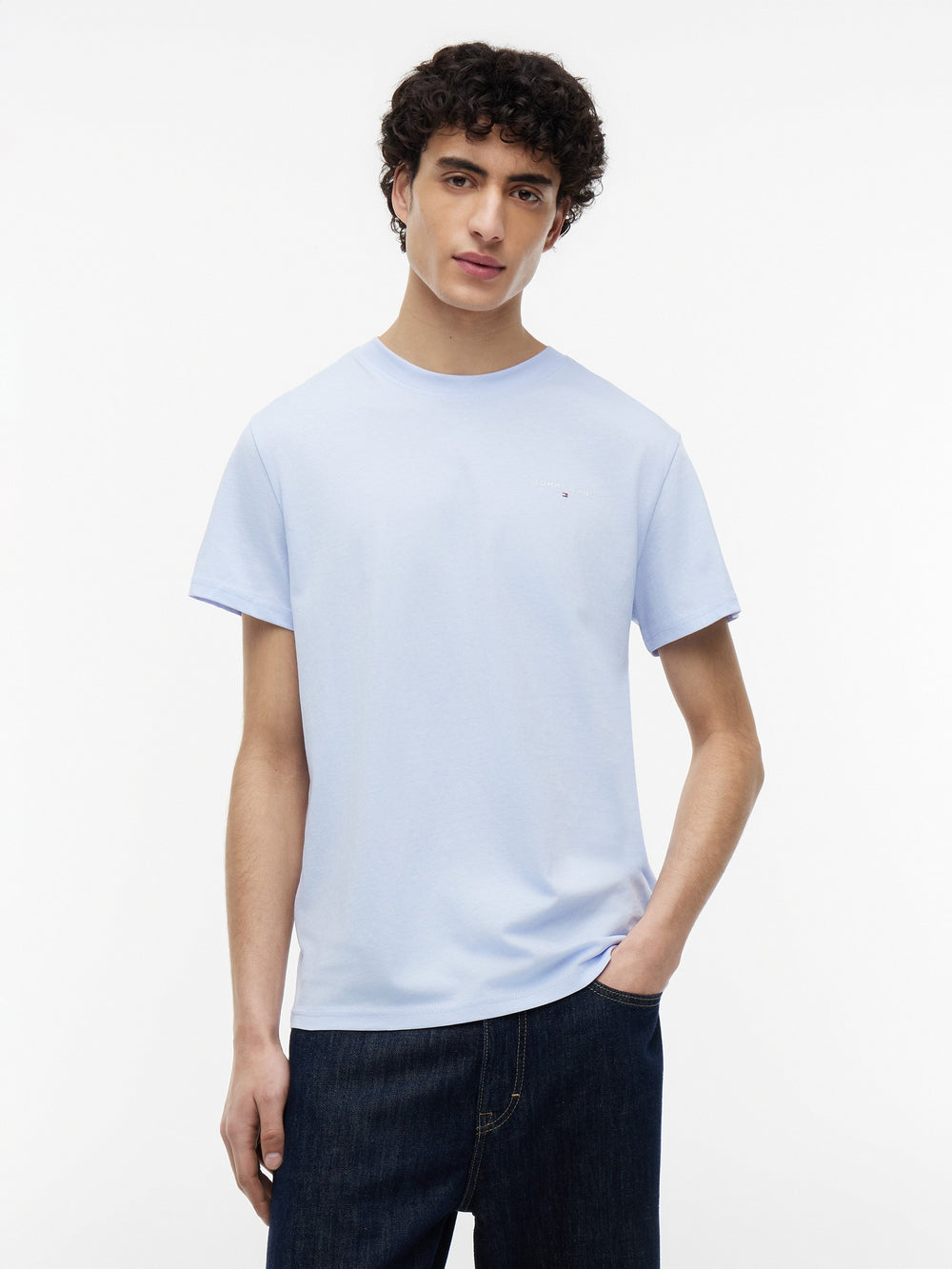 Slim Fit Linear Logo T-Shirt