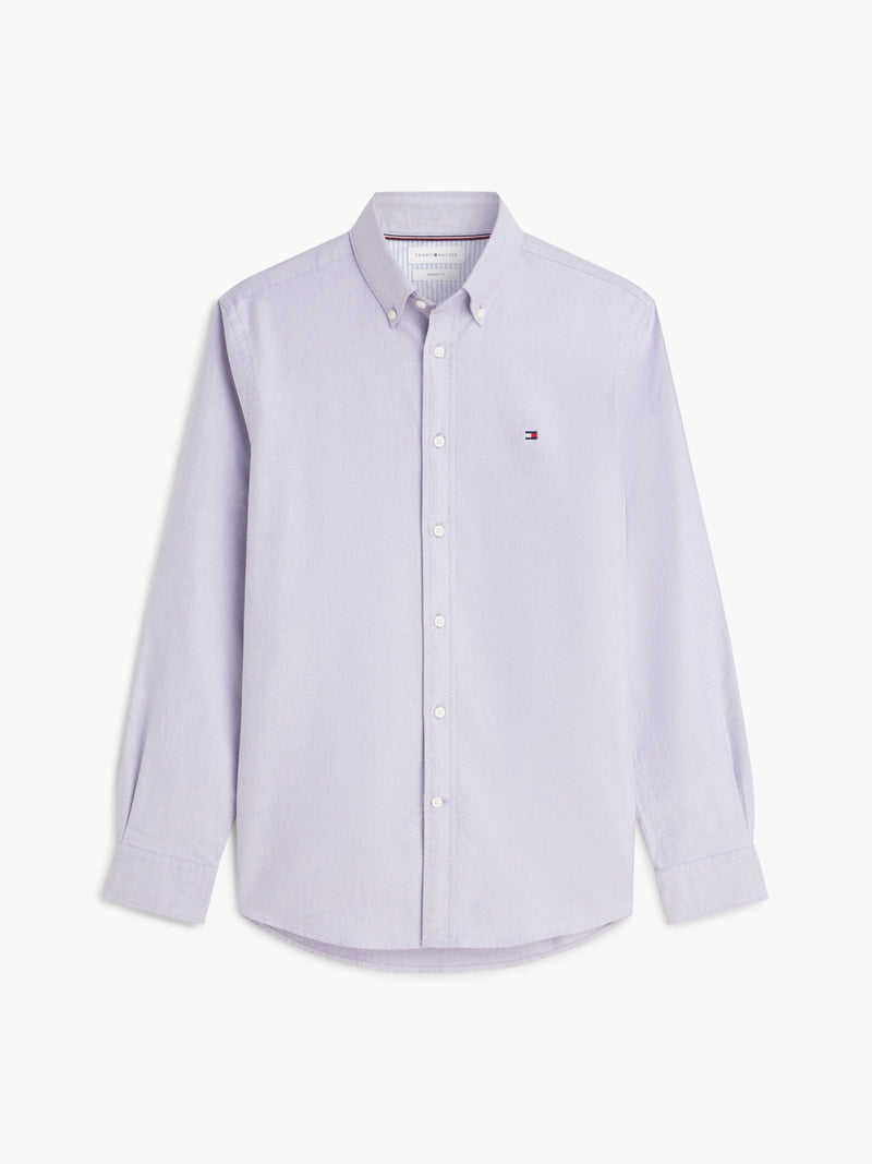 Regular Fit Solid Oxford Shirt