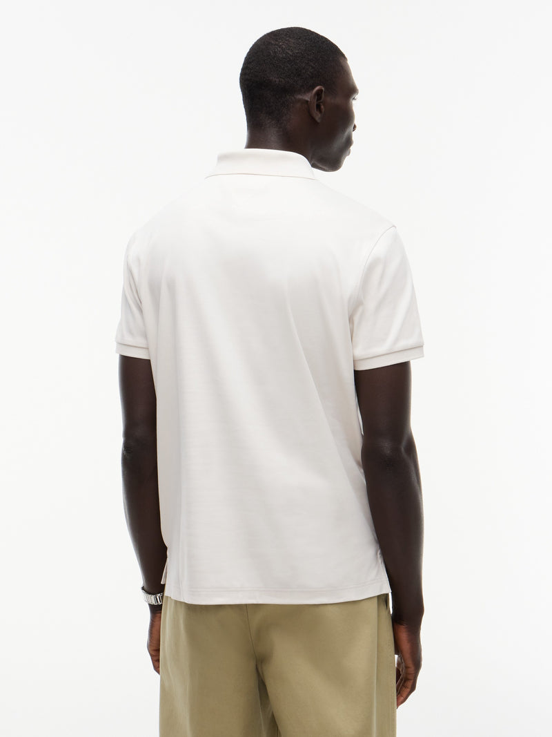 Regular Fit Interlock Badge Polo