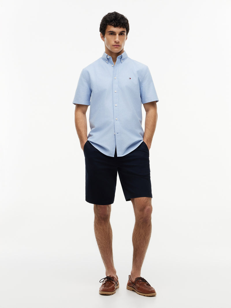 Regular Fit Solid Oxford Shirt
