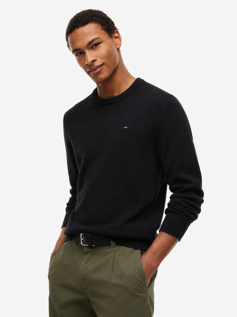 Slim Fit Essential Loose Knit Pullover