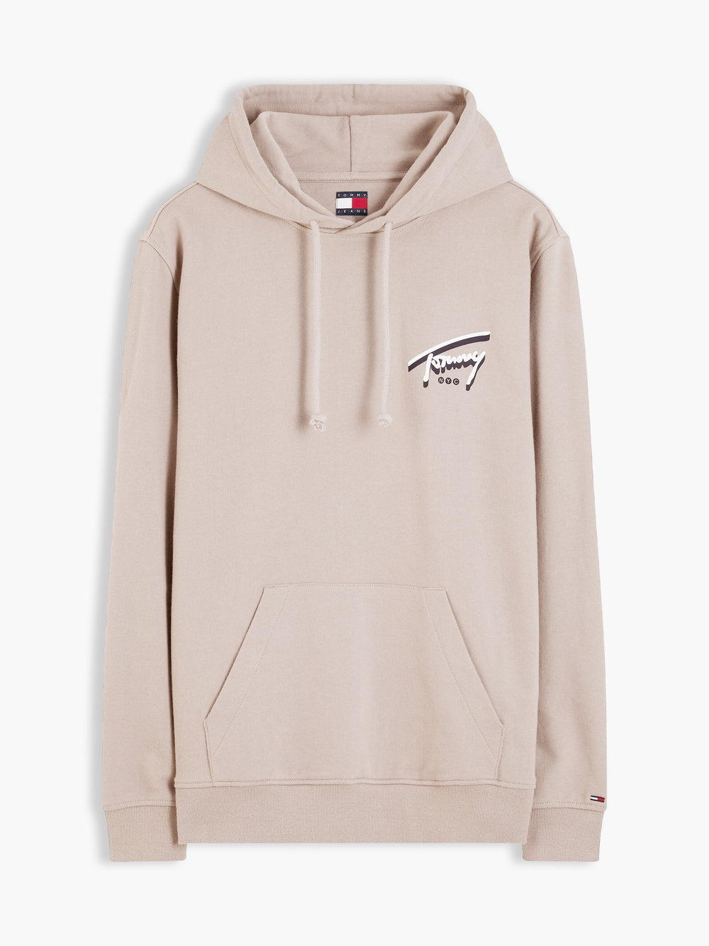 Regular Fit Suede Terry Hooded Sweatshirt