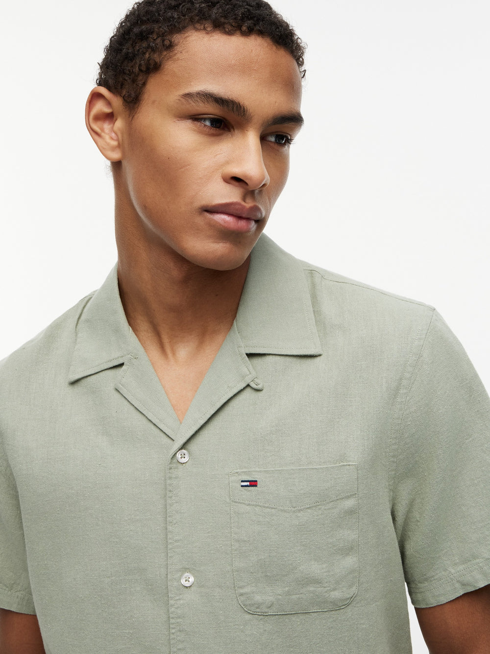 Regular Fit Solid Linen Blends Shirt