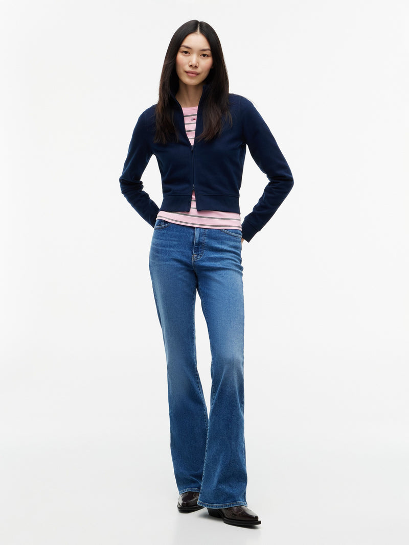 Slim Fit Fleece Zip Thru
