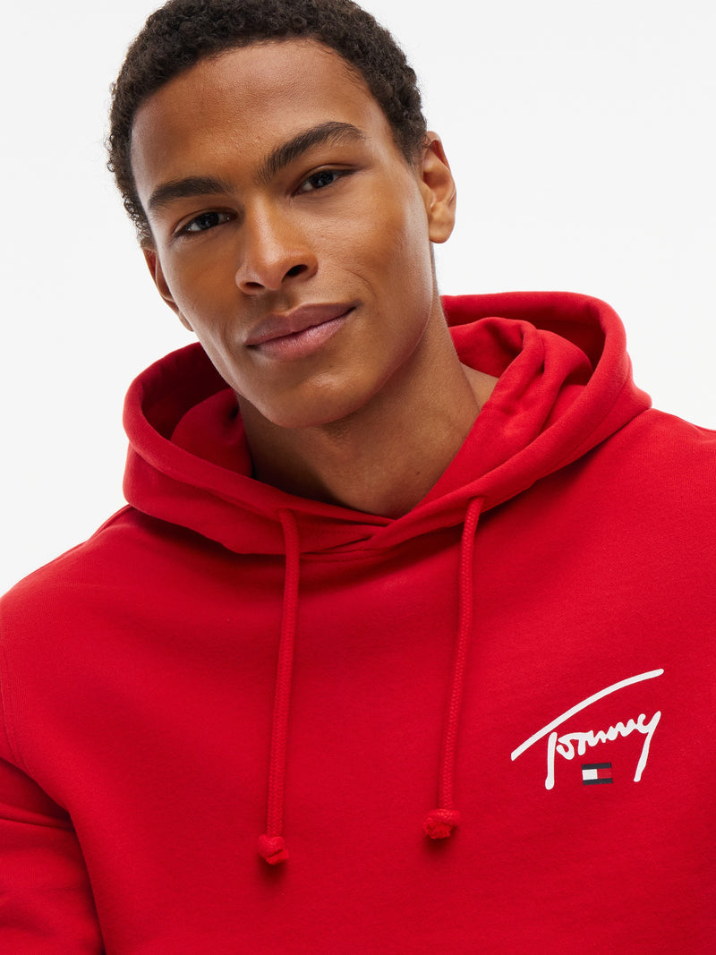 Regular Fit Suede Terry Hooded Sweatshirt