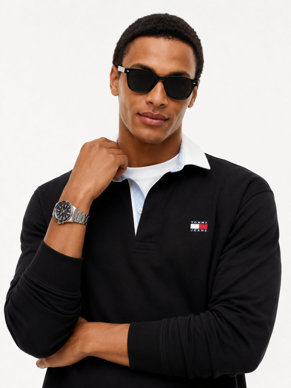 Relaxed Fit Rugby Polo