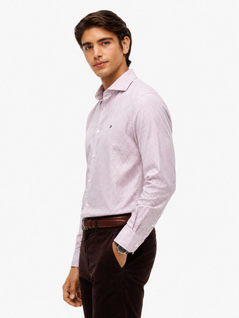 Slim Fit Stripe Oxford Shirt