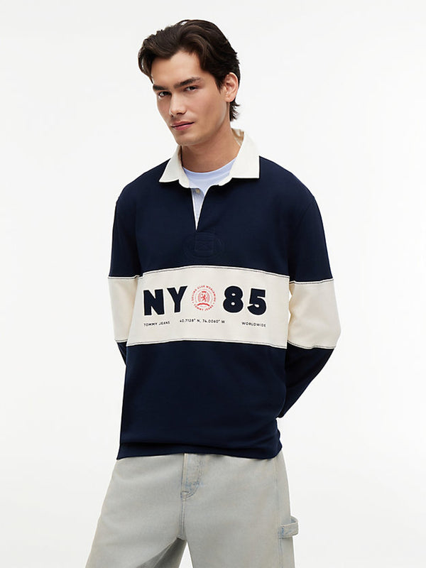 Relaxed Fit Rugby Polo