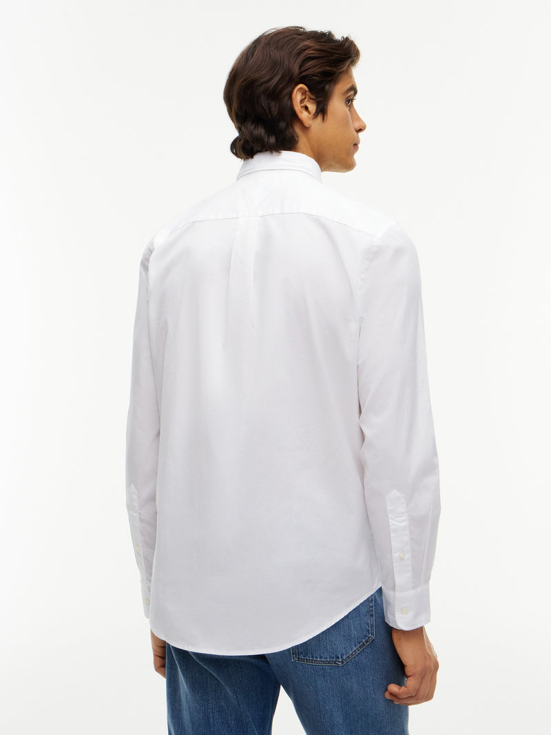 Slim Fit Poplin Solid Shirt