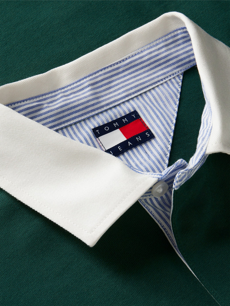Relaxed Fit Rugby Polo