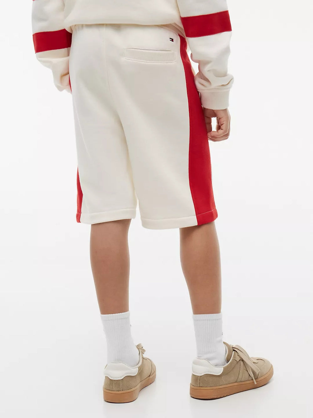 Boys Stripe Pull On Knit Shorts