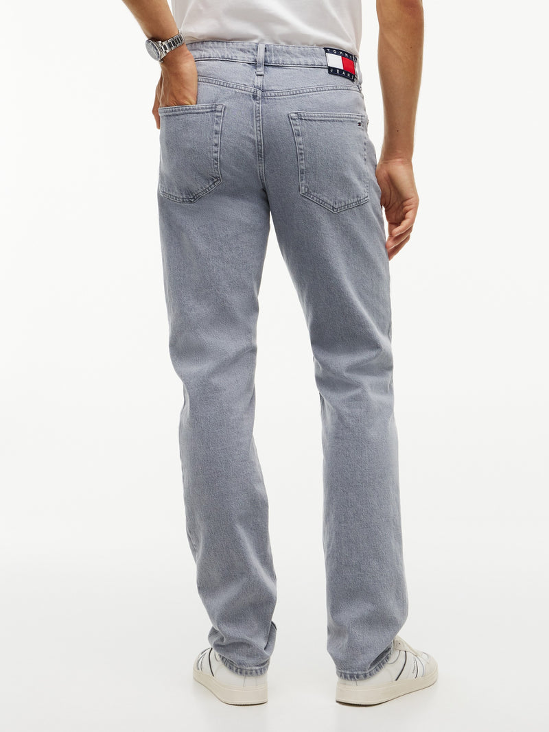 Men Ryan Slim Straight Light Grey Jeans