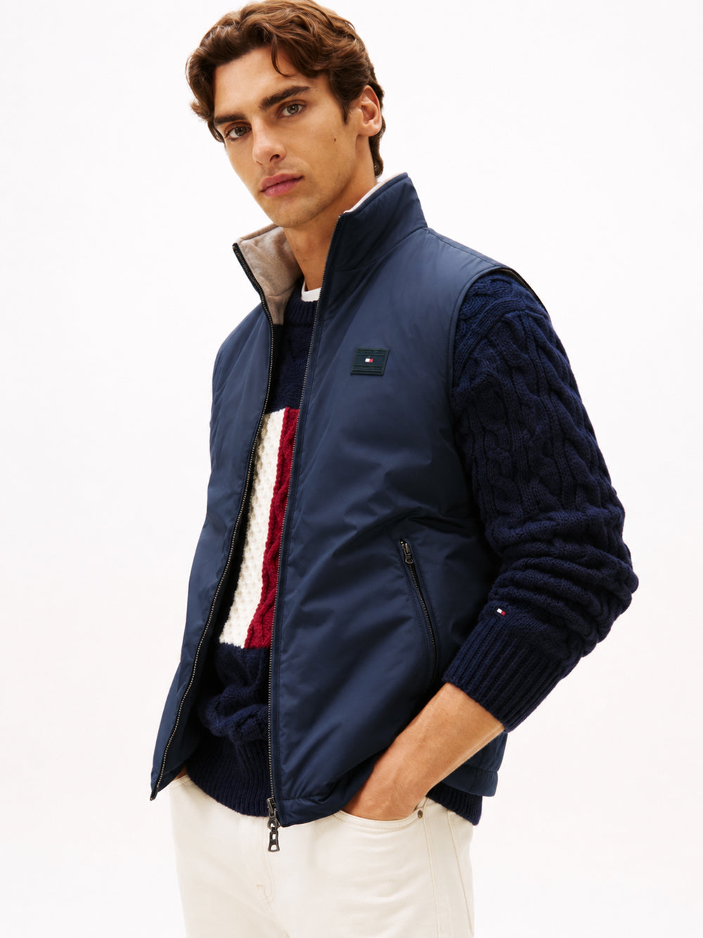 Regular Fit Mid Weight Reversible Vest